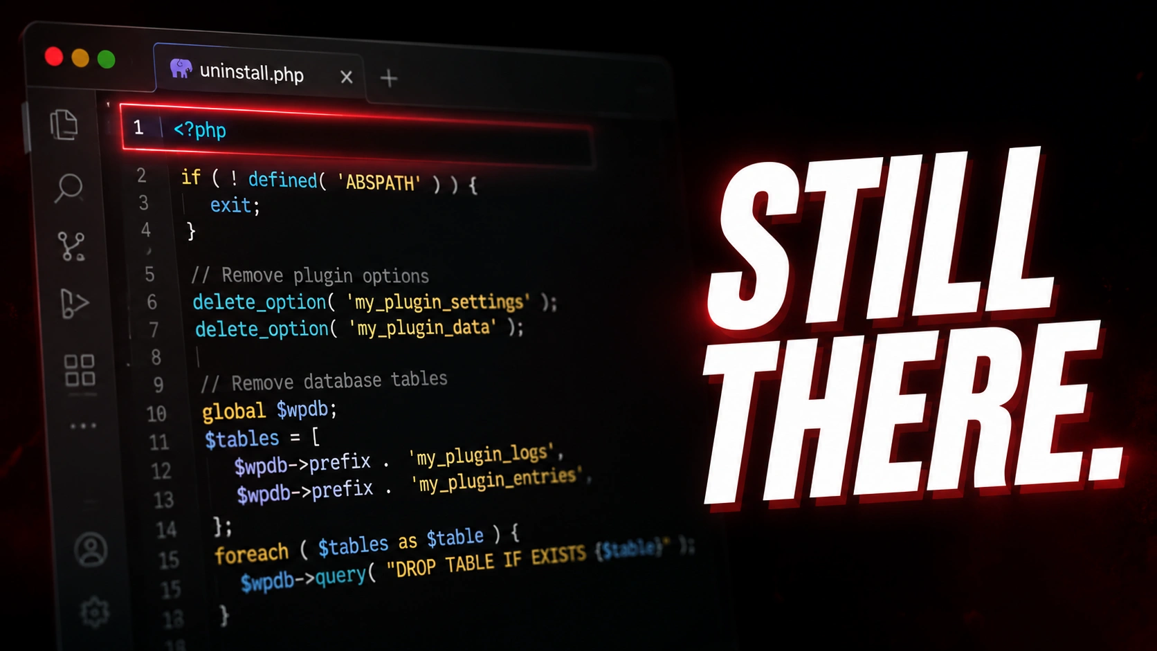 Deleting WordPress Plugins