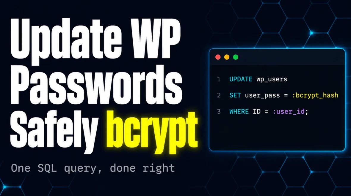 5 Critical WordPress Bcrypt Password Steps Devs Miss Today