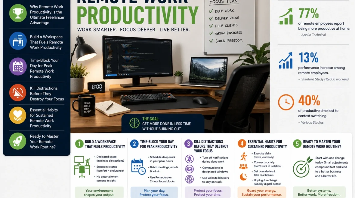 Remote Work Productivity Hacks for Essential Life Balance