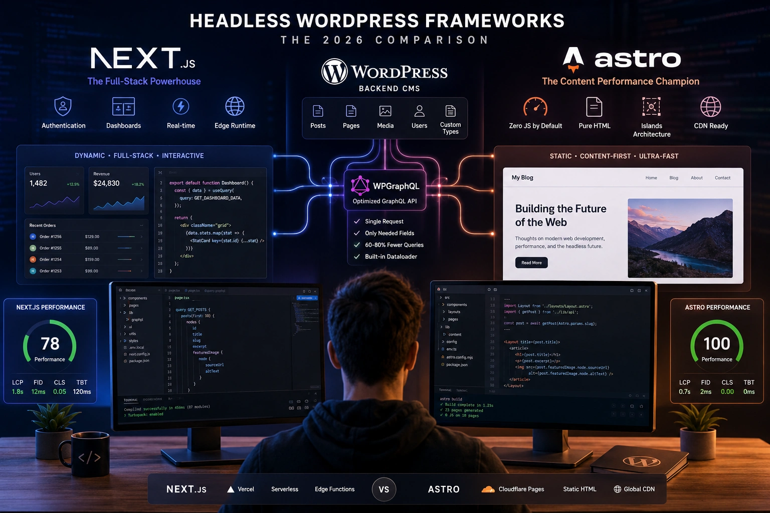headless wordpress frameworks